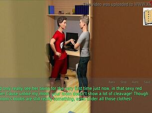 Blonde wife and stepmother shows off big tits and ass in homemade lingerie video