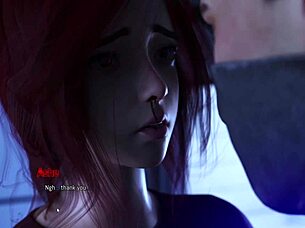 หญิงผมแดงก้นใหญ่ในอนิเมะโดนใช้นิ้วและเย็ดแรง