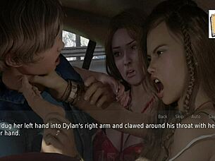 A wife and stepmother compete in a game