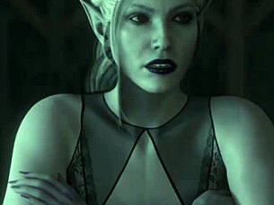 Wow, Two Big Dicks Really Surprise That Milf In This Hot 3D Futa Threesome!