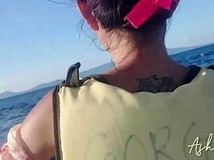 I escaped city for filling my pussy with cum