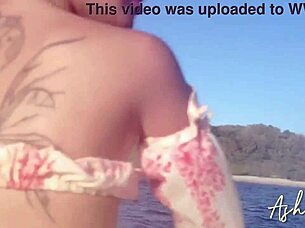 I escaped city for filling my pussy with cum