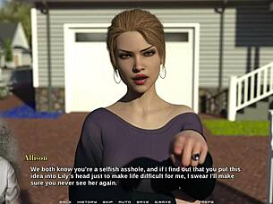 three busty milfs race in sexy stockings