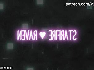 Futa Starfire and Raven in 3D animation gameplay