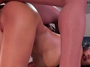 First anal experience with Amber in Josh's house