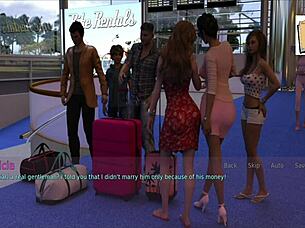 A wife and stepmother compete in a game