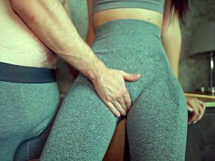 cant stop touching step mother after gym yoga pants sex and creampie 4k