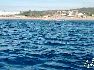 I escaped city for filling my pussy with cum