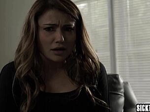 Submissive Teen 18+ Babysitter Adria Rae Belongs to Boss So She Is Obedient and Horny!