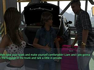 A wife and stepmother compete in a game