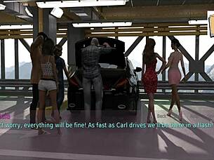 A wife and stepmother compete in a game