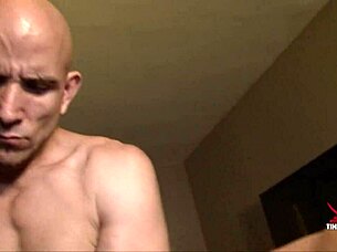 Five Guys Pound Manwhore With Double Penetration!