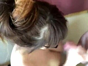 Mase619 blasts cum on the big tit bitch's face