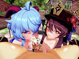 genshin liyue hentai mmd explores ancient city adventures in 3d cartoon style