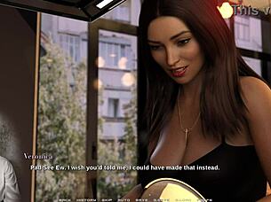 three busty milfs race in sexy stockings