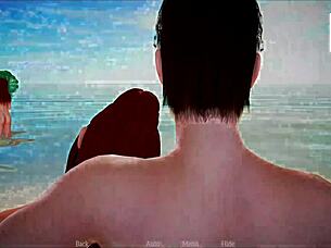 Amateur family in anime cartoon hentai.