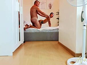 I escaped city for filling my pussy with cum