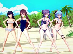 genshin liyue hentai mmd explores ancient city adventures in 3d cartoon style