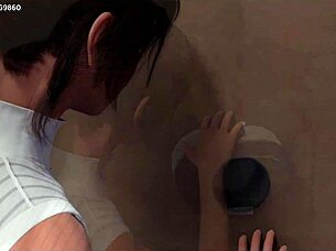 milf hottie fucks huge bbc in lara croft game