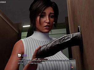 milf hottie fucks huge bbc in lara croft game