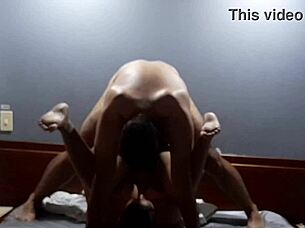 Surprise Squirting Fuck for Mature Argentine Mother-in-Law in Hotel Room