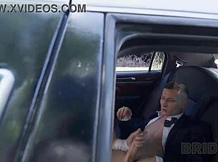 bride4k guys making a mess with monster cocks in wedding car pov. so wild! 😈💦