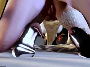 i fuked two bigboob princesses in threesome 3d animaton, creampie n all