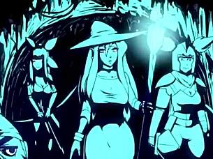 a short animation created by derpixon featuring anime style characters in various scenes