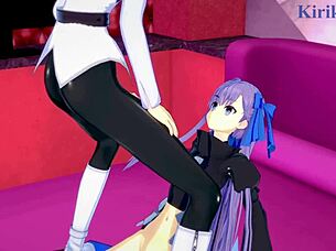 florence nightingale, meltryllis, and gudako engage in intense futanari sex in fate grand order hentai