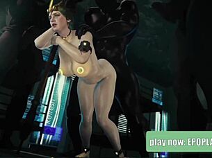 Milf Letting All Boys Take Turn on Her Holes in Interracial 3Some