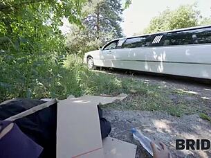 bride4k guys making a mess with monster cocks in wedding car pov. so wild! 😈💦