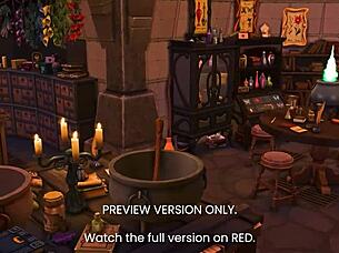 this love potion 3d hentai preview looks fun