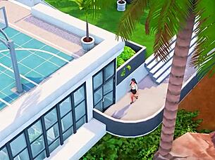 courtside passion unfolds in 3d hentai parody preview