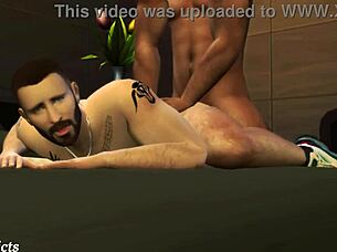 Chris Evans fucked by stranger in sims 4