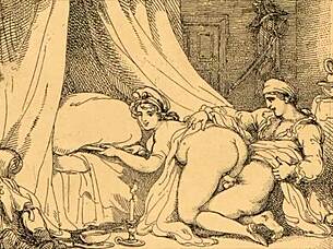 these vintage erotic drawings got me hooked, old school hentai comics with retro anime style. 😍