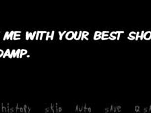 in this parody game, morty's sister gives a fan a huge blowjob