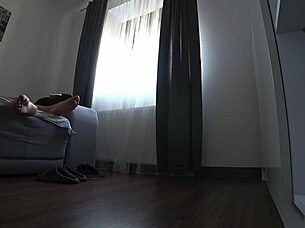 Incredible wife cheats in homemade porn 😏