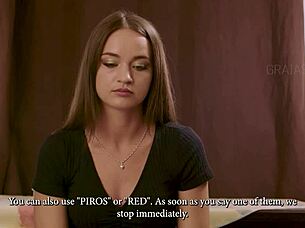 Submissive Teen Babe Endures Extreme BDSM Punishment from Dominant Master