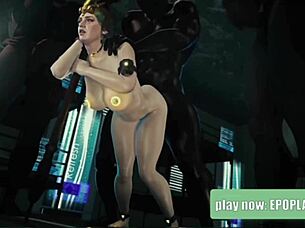 Milf Letting All Boys Take Turn on Her Holes in Interracial 3Some