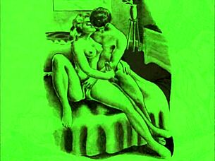 these vintage erotic drawings got me hooked, old school hentai comics with retro anime style. 😍