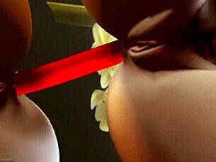 i fuked two bigboob princesses in threesome 3d animaton, creampie n all