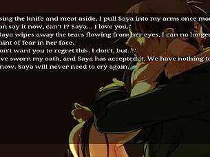 Song of Saya part 9 featuring Japanese anime hentai monsters and small tits.