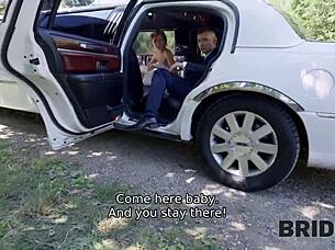 bride4k guys making a mess with monster cocks in wedding car pov. so wild! 😈💦