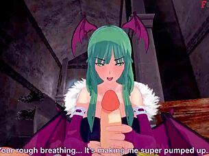 morrigan in halloween special with sheer fantasy