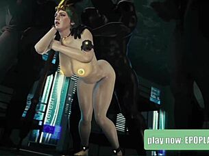 Milf Letting All Boys Take Turn on Her Holes in Interracial 3Some