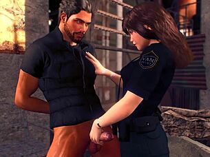 Police girls make their first arrest