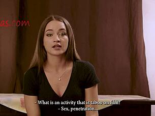 Submissive Teen Babe Endures Extreme BDSM Punishment from Dominant Master