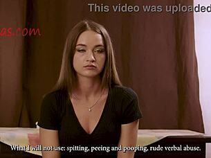 Submissive Teen Babe Endures Extreme BDSM Punishment from Dominant Master