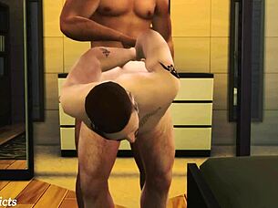 Chris Evans fucked by stranger in sims 4