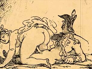 these vintage erotic drawings got me hooked, old school hentai comics with retro anime style. 😍